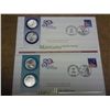 Image 1 : 2 US MINT SET 50 STATE QUARTER FDC'S (HA, MT)