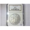 Image 1 : 1999 AMERICAN SILVER EAGLE NGC MS69