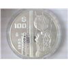Image 1 : 1985 MEXICO 100 PESO SILVER PROOF .9702 OZ. ASW