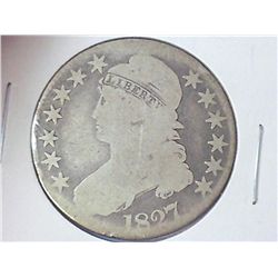 1827 BUST HALF DOLLAR