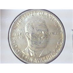 1946 BOOKER T. WASHINGTON COMMEMORATIVE HALF (UNC)