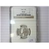 Image 1 : 1964 WASHINGTON SILVER QUARTER NGC PF67