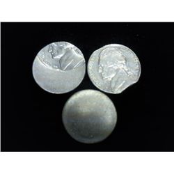 JEFFERSON NICKEL ERROR TRIO