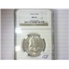 Image 1 : 1954-D FRANKLIN HALF DOLLAR NGC MS63