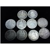 Image 1 : 10 ASSORTED 1850'S SEATED LIBERTY DIMES