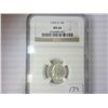 Image 1 : 1963-D SILVER ROOSEVELT DIME NGC MS64