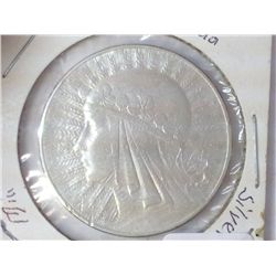 1932 POLISH 10 ZLOTYCH (SILVER)