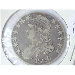 1826 BUST HALF DOLLAR (EXTRA FINE)