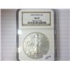 Image 1 : 2004 AMERICAN SILVER EAGLE NGC MS69