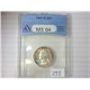 Image 1 : 1941-S WASHINGTON SILVER QUARTER ANACS MS64