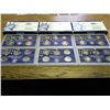 Image 1 : 2001, 02 & 03 US PROOF SETS (WITH BOXES)