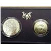 Image 2 : 1991 MT. RUSHMORE 2 COIN UNC SET