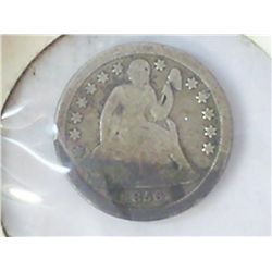 1856 SEATED LIBERTY DIME