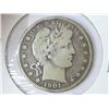Image 1 : 1901 BARBER HALF DOLLAR (VERY GOOD)