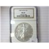 Image 1 : 1989 AMERICAN SILVER EAGLE NGC MS69