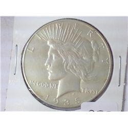1935 PEACE SILVER DOLLAR (UNC)