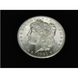 1881-S MORGAN SILVER DOLLAR (PF LIKE)