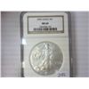 Image 1 : 2005 AMERICAN SILVER EAGLE NGC MS69