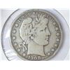 Image 1 : 1908 BARBER HALF DOLLAR (FINE)