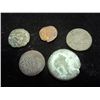 Image 1 : 5 ANCIENT COINS FUN TO ATRIBUTE