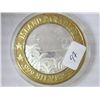 Image 2 : PRINCESS CRUISES CASINO $10 SILVER TOKEN (UNC)