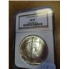 Image 1 : 1992 AMERICAN SILVER EAGLE NGC MS69
