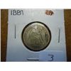 Image 1 : 1887 SEATED LIBERTY DIME