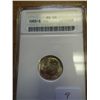 Image 1 : 1955-S SILVER ROOSEVELT DIME ANACS MS65