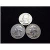 Image 1 : 3-1964 WASHINGTON SILVER QUARTERS