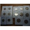 Image 1 : 6 MERCURY DIMES & 8 WASHINGTON SILVER QUARTERS