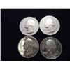 Image 1 : 4-1974-S WASHINGTON QUARTERS IMPAIRED PROOFS