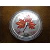 Image 1 : 2001 CANADA COLORIZED SILVER $5 MAPLE LEAF