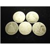 Image 1 : 5 ASSORTED SEATED LIBERTY DIMES