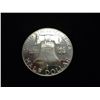 Image 2 : 1957 FRANKLIN HALF DOLLAR DEEP CAMOE PROOF