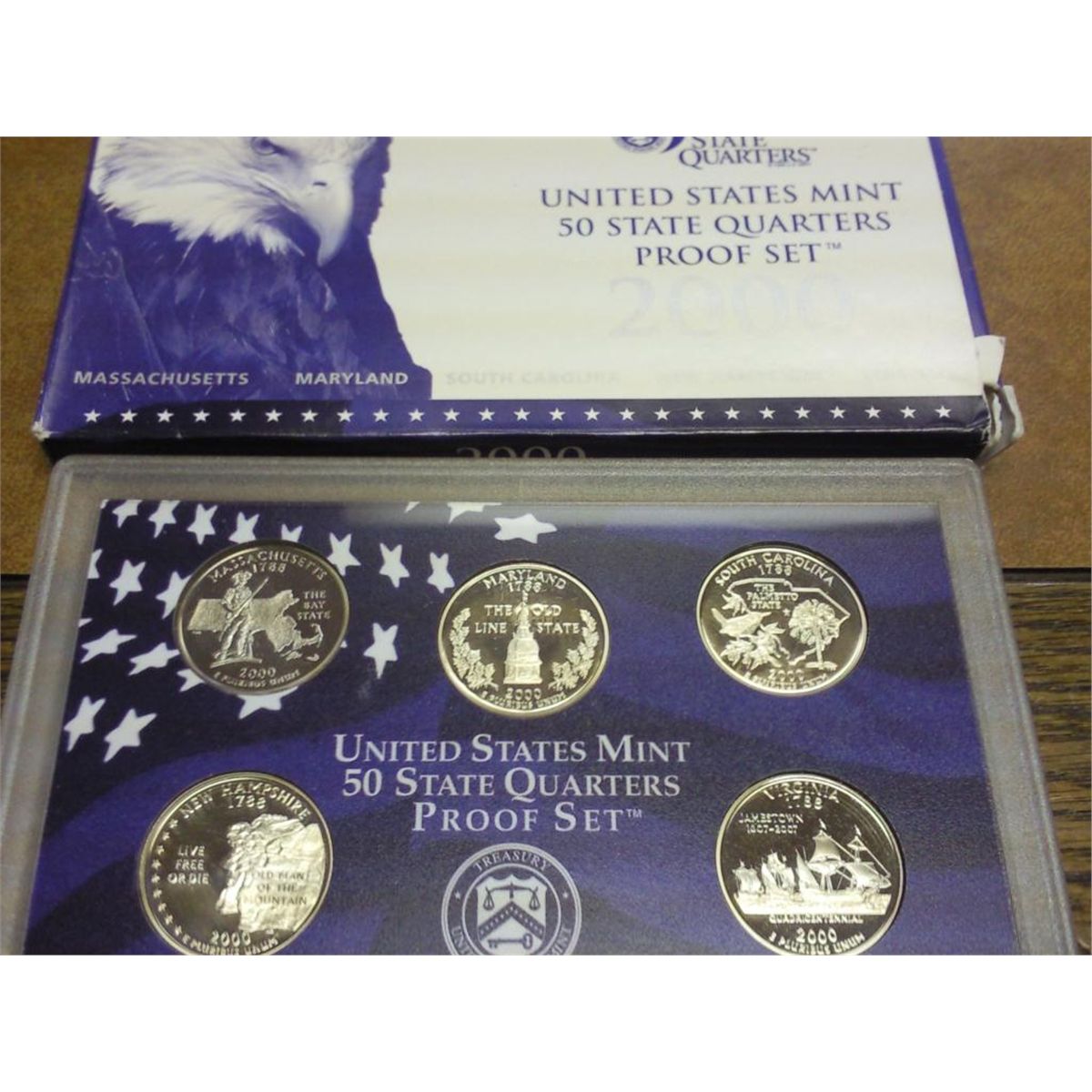 2000 US 50 STATE QUARTERS PROOF SET