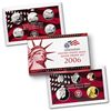 Image 1 : 2006 US Mint Proof 90% Silver Set w/COA & Box