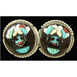Zuni Inlay Earrings