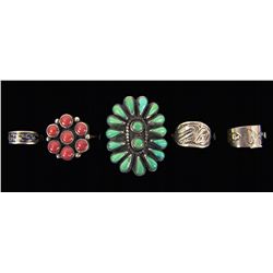 5 Silver Rings