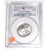 Image 1 : 2009-P U.S. Territories *AMERICAN SAMOA* Satin Finish Quarter *CERTIFIED by PCGS SP68*!