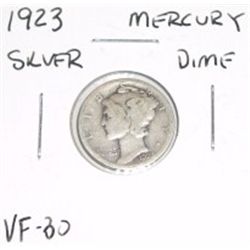 1923 Mercury Silver Dime *VF-30 GRADE*!!