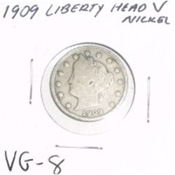 1909 Liberty Head "V" Nickel *VERY GOOD-8 CONDITION*!!