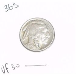 1936-S Buffalo Nickel *VERY FINE-30 GRADE*!!