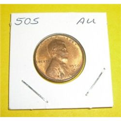 1950-S Lincoln Wheat Cent *AU GRADE*!!!