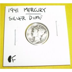 1941 Mercury Silver Dime *FINE GRADE*!!