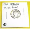 Image 1 : 1941 Mercury Silver Dime *FINE GRADE*!!