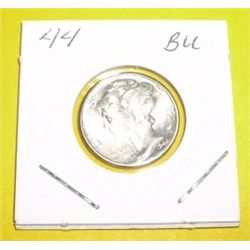 1944 Mercury Silver Dime *RARE BU GRADE*!!