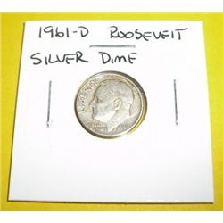 1961-D Silver Roosevelt Dime!!