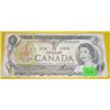 Image 1 : 1973 Canada 1 Dollar NoteSerial # ALM9196597!!