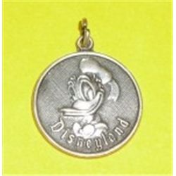 Vintage Stamped "Walt Disney STERLING SILVER" Donald Duck Pendant!! It weighs 3.10 Grams or .11ozs!!