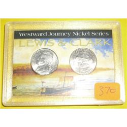 LEWIS & CLARK Westward Journey Nickel Series Set in Original Hard Case!!